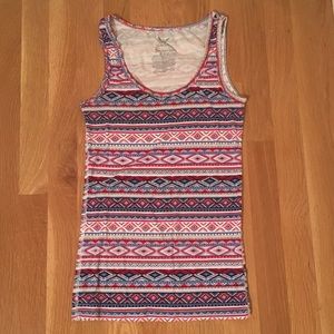 Red, white & blue tank top